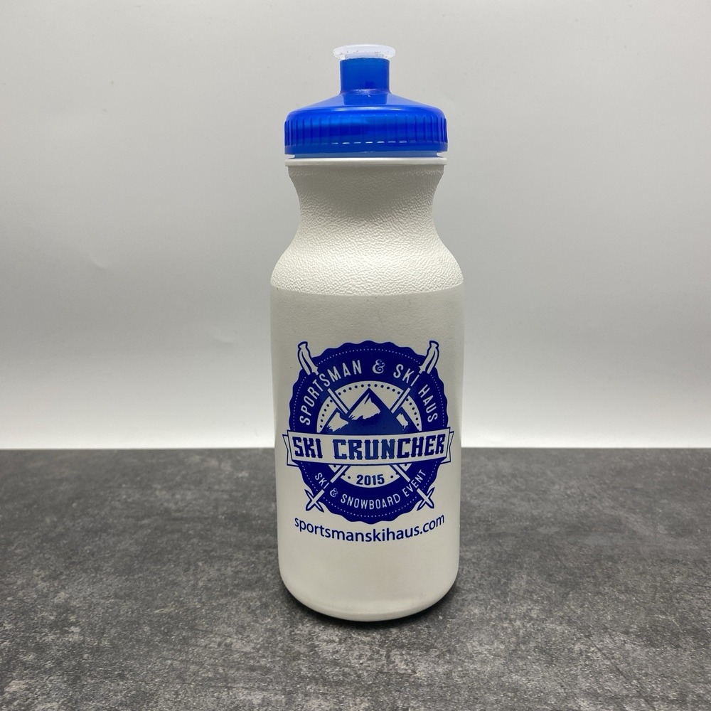 Sportsman Ski Haus Cruncher Event 2015 Plastic Cycling Water Bottle BPA Free USA